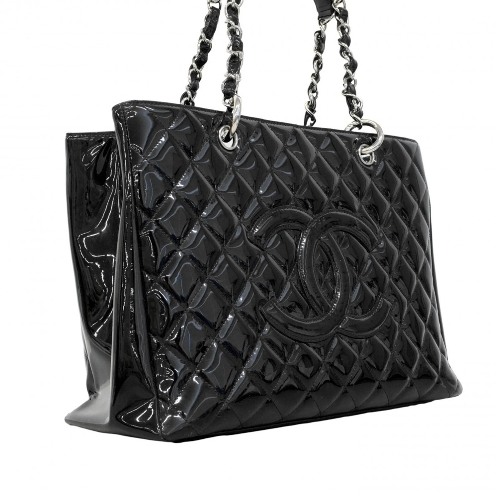 CHANEL Black Leather Tote Bag - Picture 2 of 15